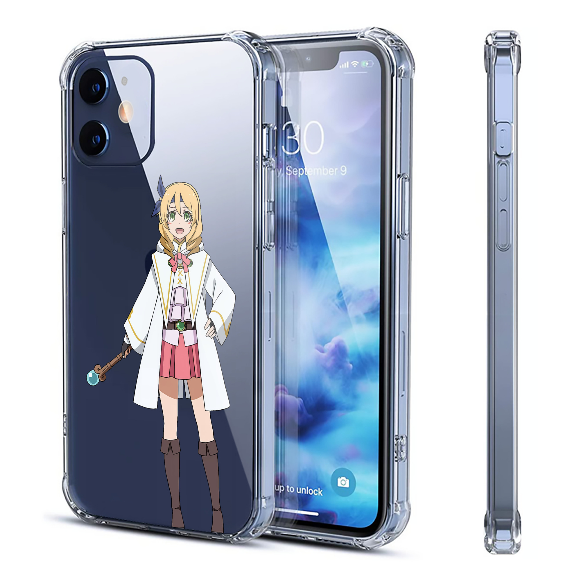 （画像用） 転スラ Regarding Reincarnated to Slime 【iPhone 12シリーズ対応】透明スマホケース（クリアソフトケース）